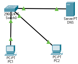 dns packet tracer