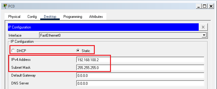 assign pc ip address