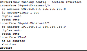 Show running config - packettracerlab.com